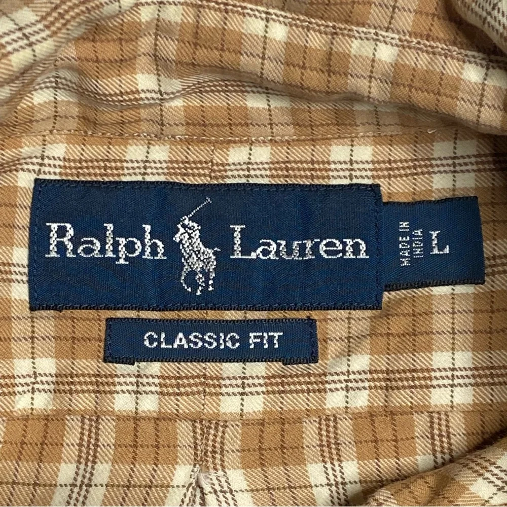 Polo Ralph Lauren Brown Button Down Shirt